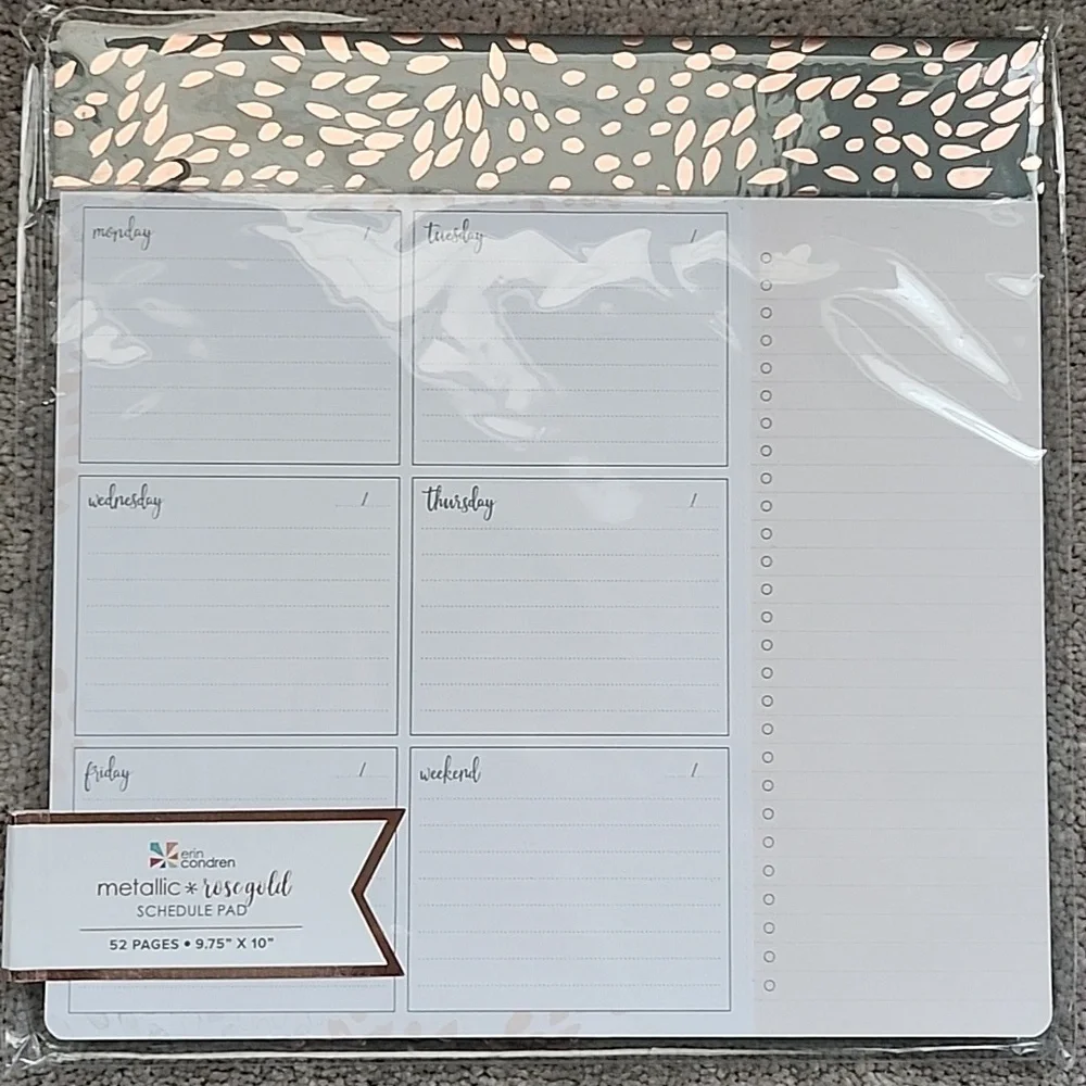Erin Condren Schedule Pad